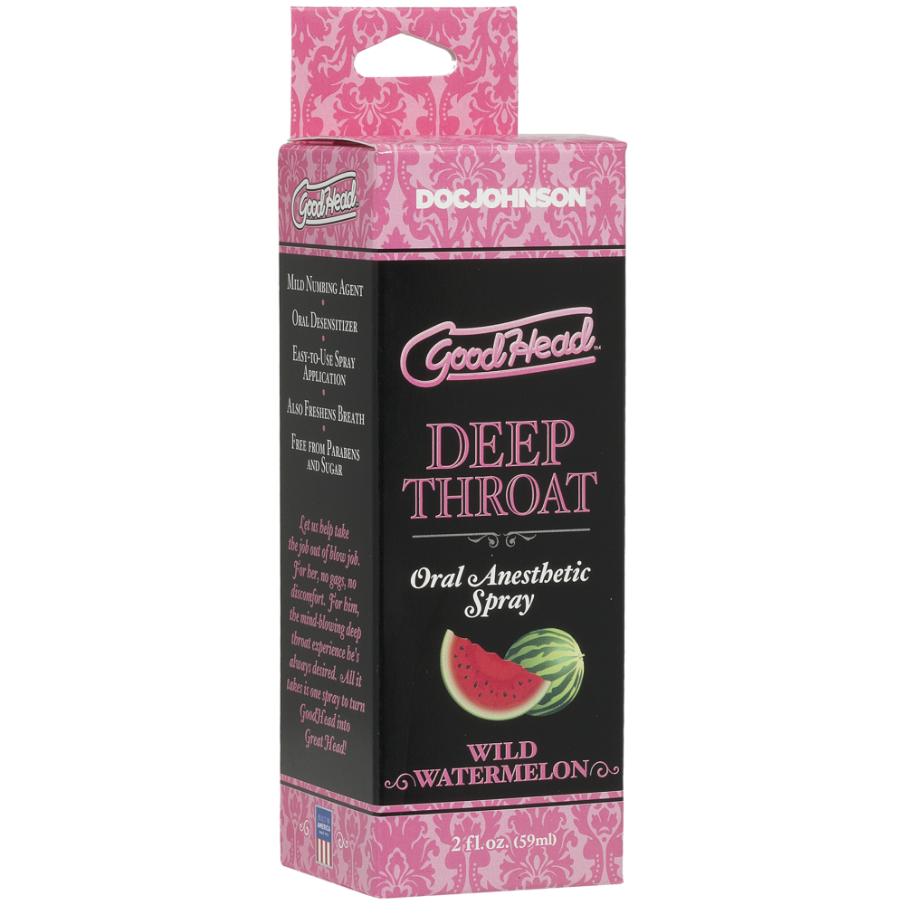 GoodHead Deep Throat Spray Wild Watermelon - 2oz (67677) | SlipDix.com
