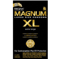 Trojan Magnum XL Lubricated Condoms (12 pack)