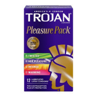 Trojan Pleasure Pack Condoms (12 pack)
