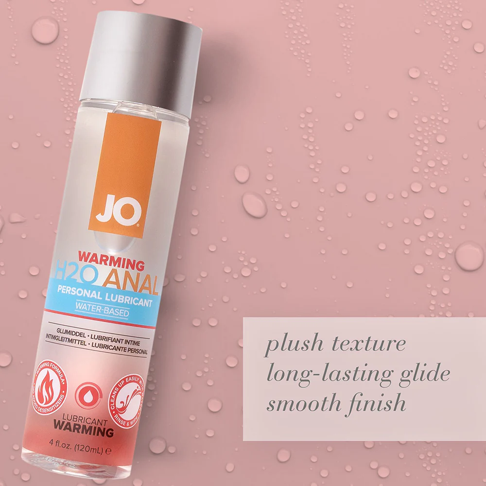 JO H2O Anal - Warming - Lubricant (Water-Based) 4 oz. / 120 ml