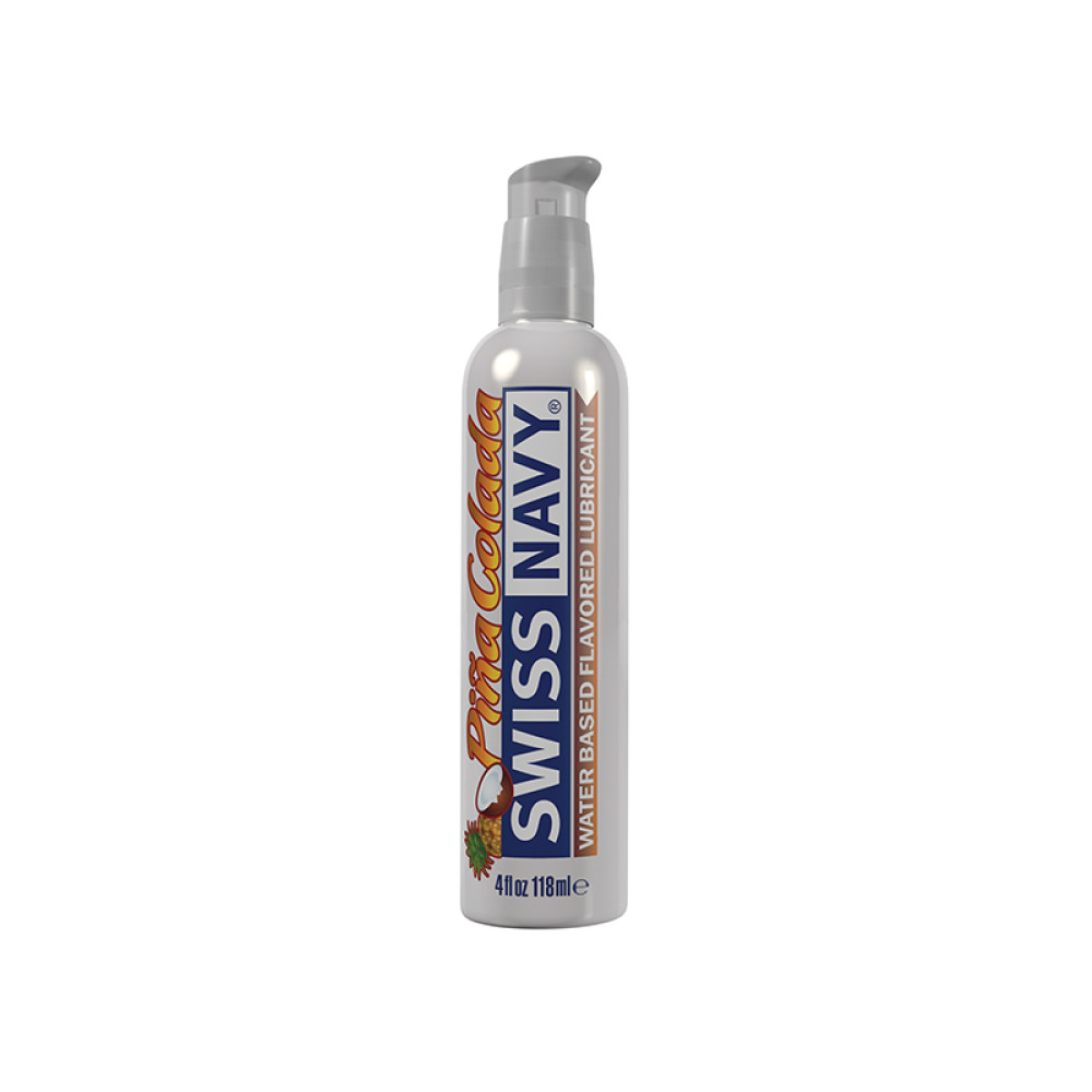 Swiss Navy Water Based Flavored Lubricant Pina Colada 4 oz. (32084) | SlipDix.com