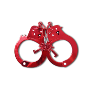Pipedream Fetish Fantasy Series Anodized Cuffs Red