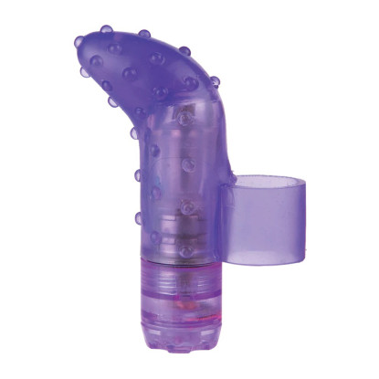 Pipedream Neon Finger Fun Vibe Textured Finger Vibrator Purple
