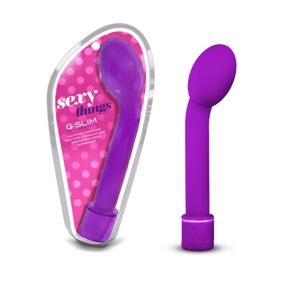 Blush Sexy Things G Slim Petite G-Spot Vibrator Purple (45897) | SlipDix.com