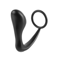 Pipedream Anal Fantasy Collection Silicone Ass-Gasm Cockring Butt Plug Black