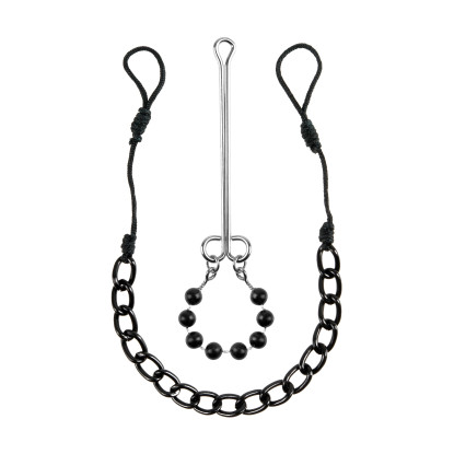 Pipedream Fetish Fantasy Series Limited Edition Adjustable Nipple & Clit Jewelry Black