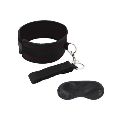Lux Fetish Collar and Leash Set