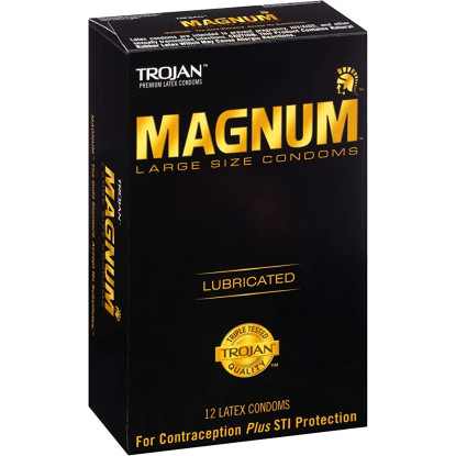 Trojan Magnum Larger Size Condoms (12 pack)