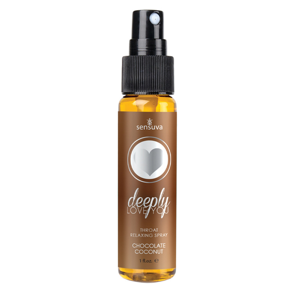 Deeply Love You Chocolate Coconut Throat Relaxing Spray 1oz Bottle (59833) | SlipDix.com