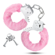 Blush Temptasia Adjustable Faux Fur Cuffs Pink (62942) | SlipDix.com