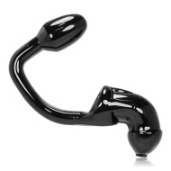 OxBalls Tailpipe Chastity Cock - Lock & Attached Buttplug - Black