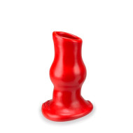 OxBalls Pig Hole Deep-1 Hollow Anal Butt Plug Small Red
