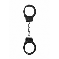Ouch! Beginner's Metal Handcuffs With Quick-Release Black