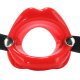 Sportsheets Sex & Mischief Silicone Lips Adjustable Open-Mouth Gag Red (64504) | SlipDix.com