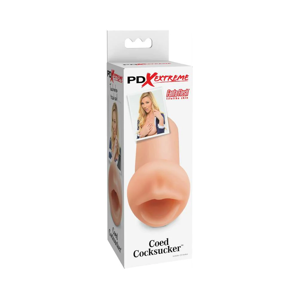 PDX Coed Cocksucker Oral Stroker Beige