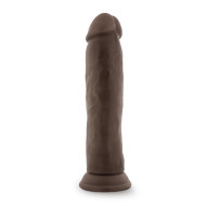 Blush Dr. Skin Realistic 9.5 in. Dildo with Suction Cup Brown