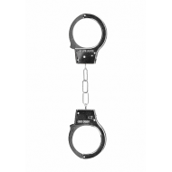 Ouch! Beginner's Metal Handcuffs With Quick-Release Silver
