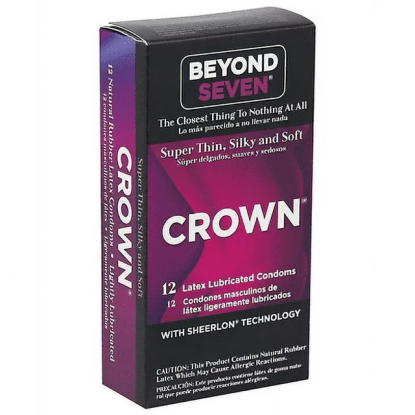Crown Lubricated Condoms 12pk