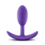 Blush Luxe Wearable Vibrating Slim Anal Butt Plug Small Purple