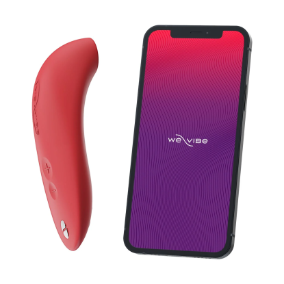 We-Vibe Melt Rechargeable Silicone Pleasure Air Clitoral Stimulator Coral