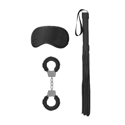 Ouch! 3-Piece Introductory Bondage Kit #1 Black