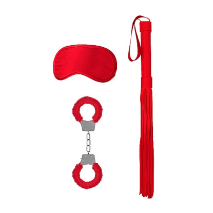 Ouch! 3-Piece Introductory Bondage Kit #1 Red
