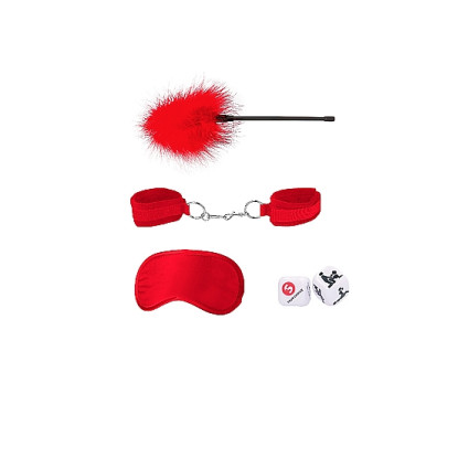 Ouch! 4-Piece Introductory Bondage Kit #2 Red