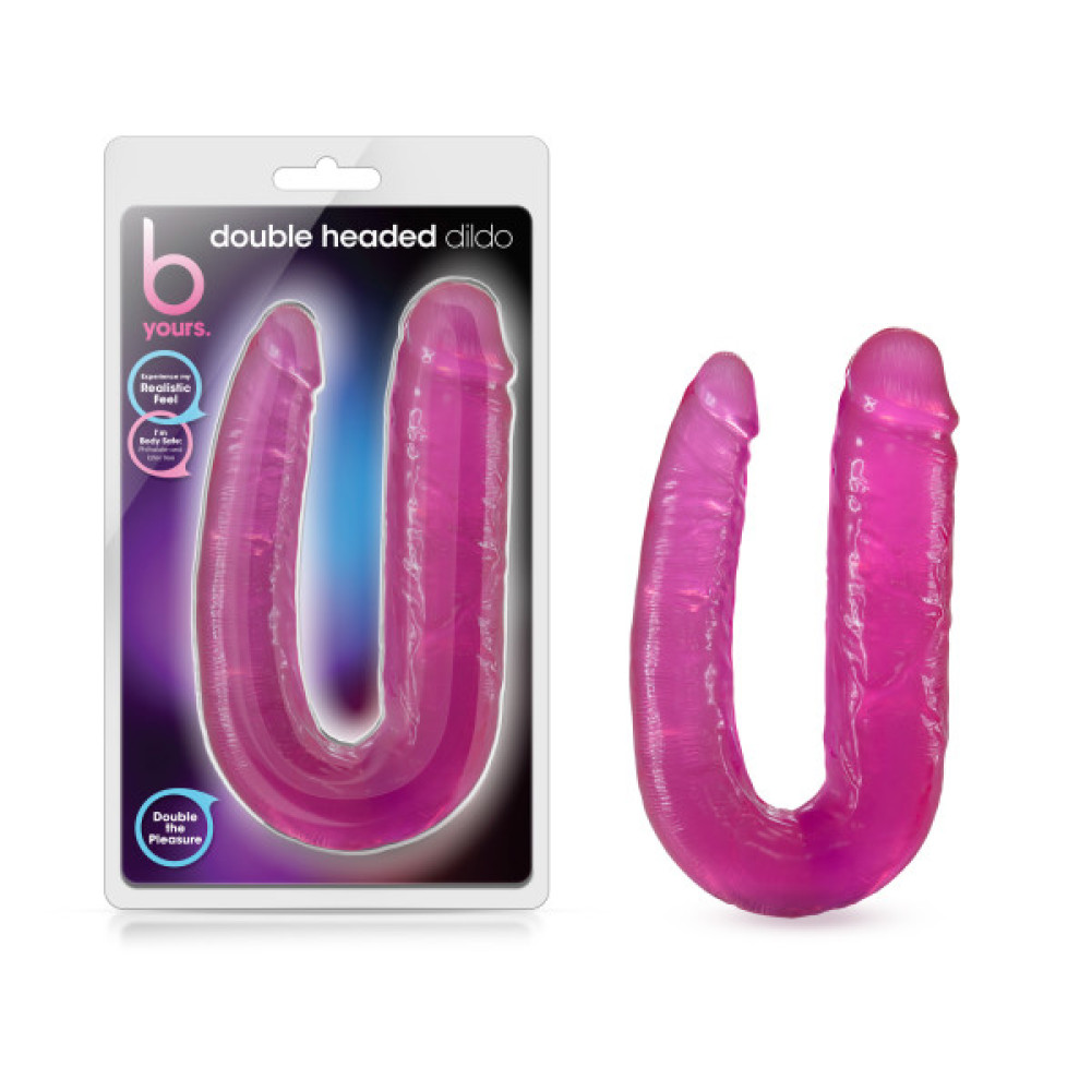 Blush B Yours Double Headed Dildo 18 in. Pink (72818) | SlipDix.com