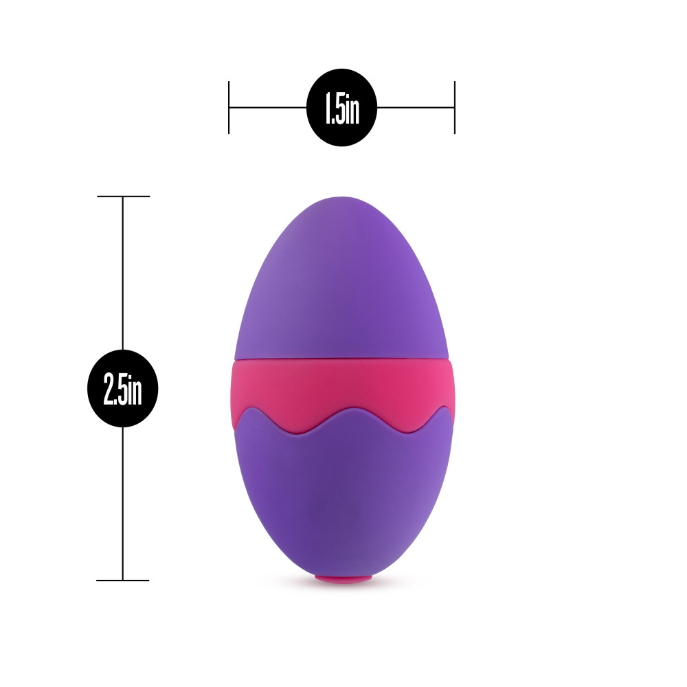 Blush Aria Flutter Tongue Rechargeable Silicone Flicking Vibrator Purple