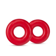 Blush Stay Hard Donut Rings Oversized Cockring 2-Pack Red