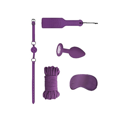 Ouch! 5-Piece Introductory Bondage Kit #5 Purple