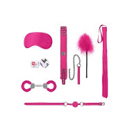 Ouch! 8-Piece Introductory Bondage Kit #6 Pink
