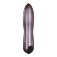 Evolved Travel-Gasm Rechargeable Metal Bullet Vibrator With Carrying Case Gunmetal