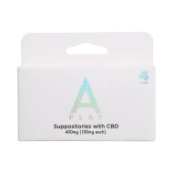 A-Play Suppositories with CBD 400mg (100mg/ea) - 4 pcs