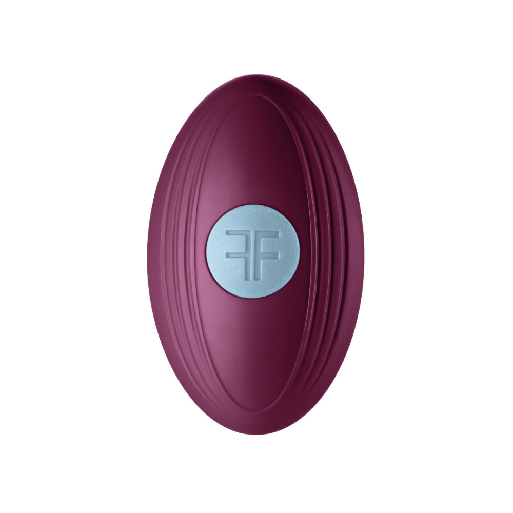FemmeFunn Versa S Rechargeable Remote-Controlled Bullet Vibrator & Curved Silicone Sleeve with Suction Cup Dark Fuchsia (77275) | SlipDix.com