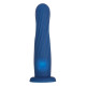 Evolved Rechargeable Remote-Controlled Rotating Silicone Rabbit Vibrator Blue (78185) | SlipDix.com