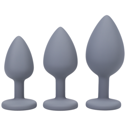 A-Play 3-Piece Anal Trainer Set Gray 