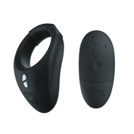 We-Vibe Bond Rechargeable Remote-Controlled Silicone Adjustable Wearable Stimulation Ring Black