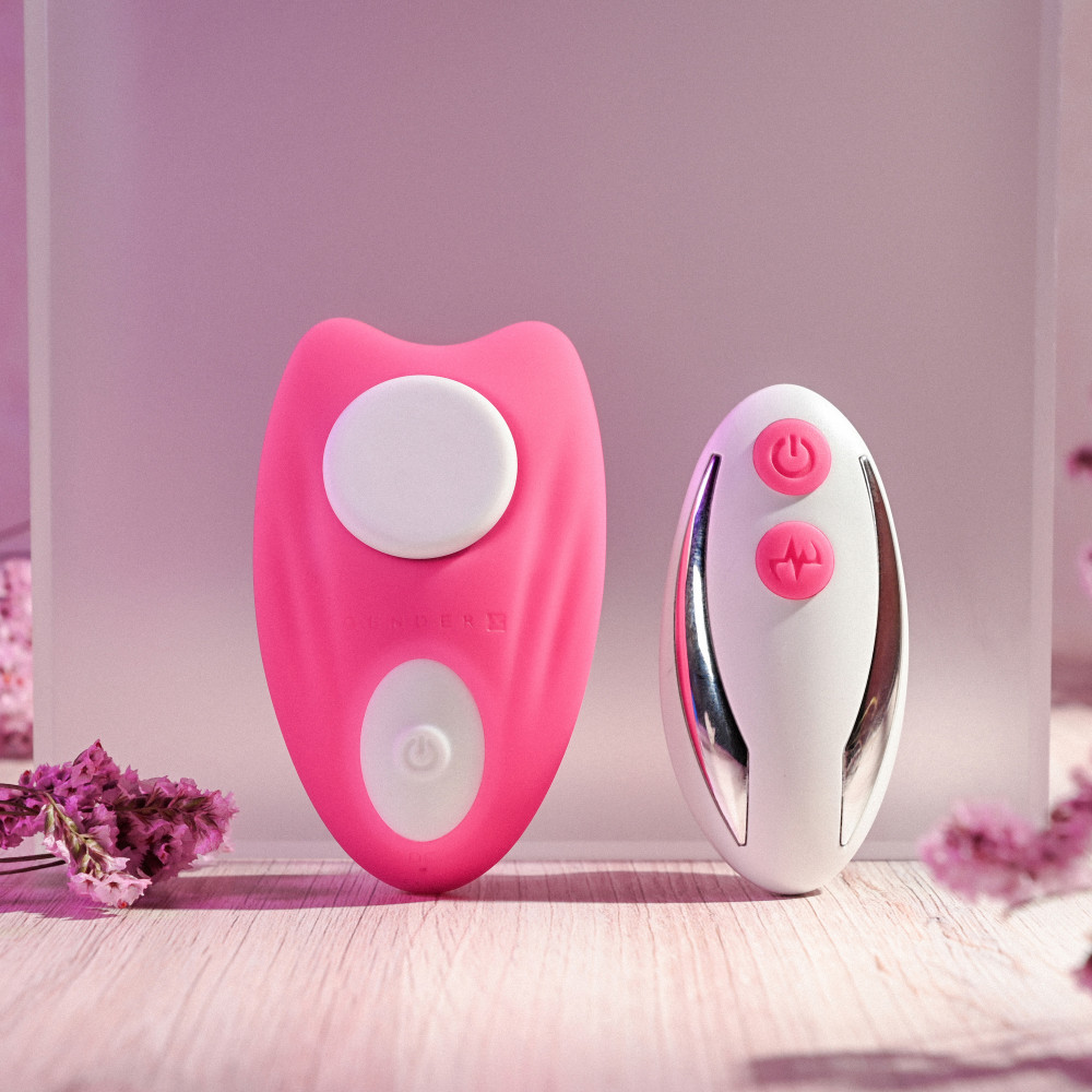Gender X Under The Radar Remote-Controlled Magnetic Silicone Underwear Vibrator Pink