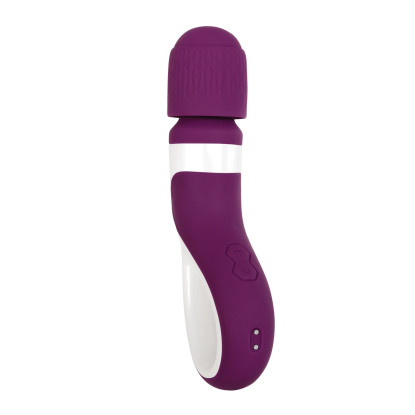 Gender X Handle It Rechargeable Silicone Wand Vibrator w/ Handle Purple