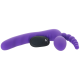 Pegasus 7 in. DP Strapless Strap-On Rechargeable Remote-Controlled Silicone Dual Entry Dildo Purple (80921) | SlipDix.com