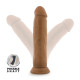 Blush Dr. Skin Silicone Dr. Henry Realistic 9 in. Posable Dildo with Suction Cup Tan (81322) | SlipDix.com