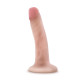 Blush Dr. Skin Silicone Dr. Lucas Realistic 5 in. Posable Dildo with Suction Cup Beige (81334) | SlipDix.com