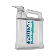 Swiss Navy Toy & Body Cleaner with Pump 1 Gallon / 128 oz.