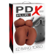 PDX Plus EZ Bang Torso Dual Entry Masturbator Brown (82329) | SlipDix.com