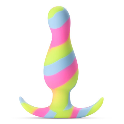 Blush Avant Kaleido Silicone Anal Butt Plug Lime