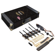 Blush Temptasia Safe Word 10-Piece Bondage Kit with Suitcase Black