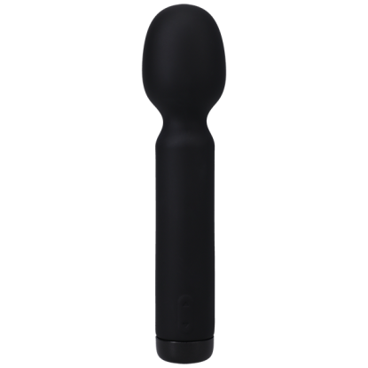 Doc Johnson Wand Vibe In A Bag Rechargeable Silicone Vibrator Black