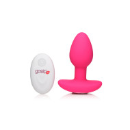 Curve Toys Gossip Pop Rocker Rechargeable Remote-Controlled Silicone Vibrating Anal Butt Plug Magenta