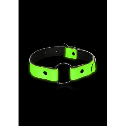 Ouch! Glow in the Dark O-Ring Gag Neon Green